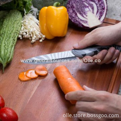 Snake Strips Handle Ceramic Knife